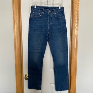 Levi’s Made & Crafted 501 Raw Hem Jeans Size 29x32